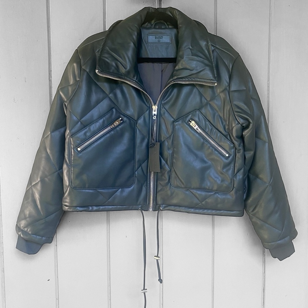 Blank NYC On The Rise Puffer Bomber Jacket - Picture 2 of 15